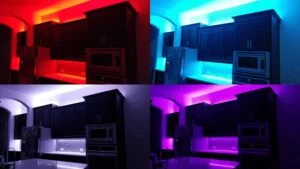 Under Cabinet Color Lights Image